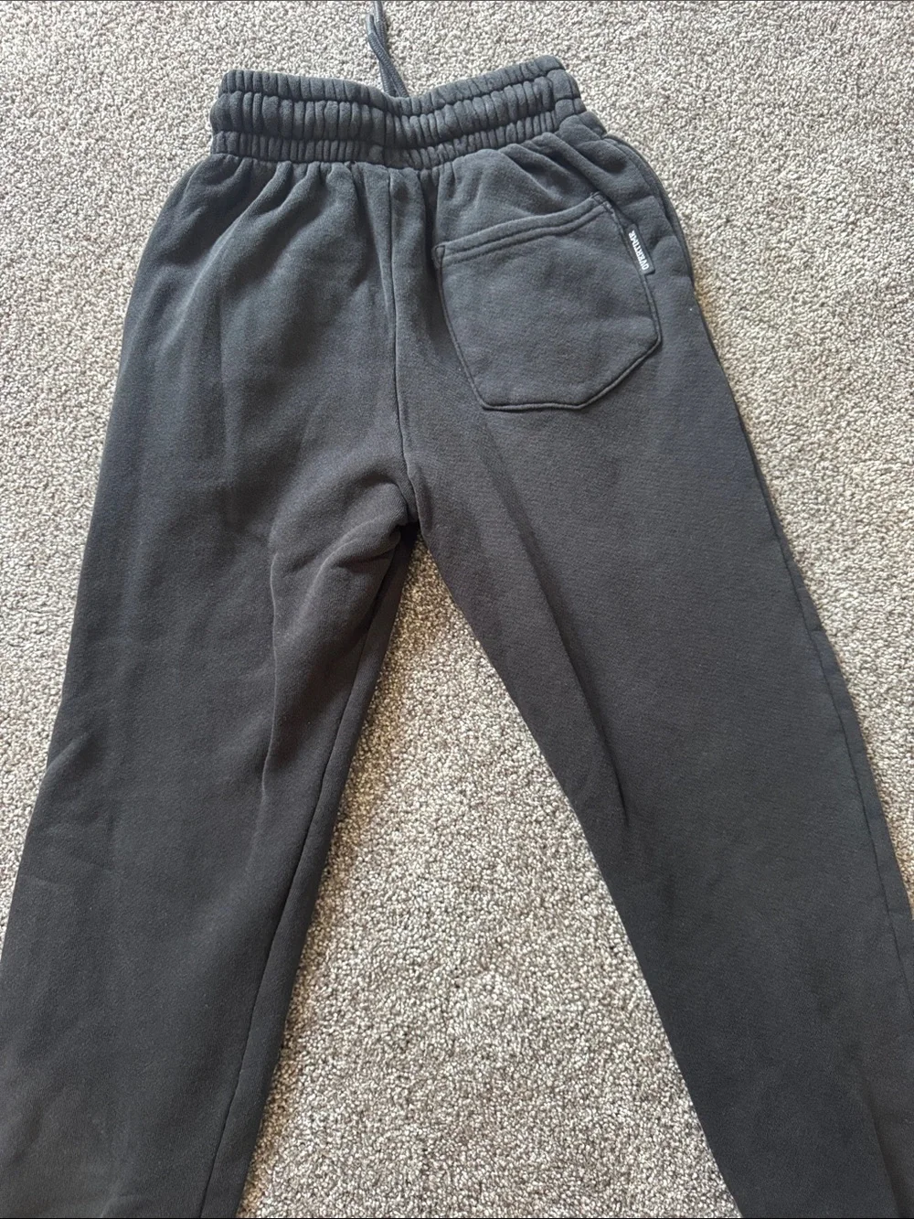 Overtime Kids Black Fleece Joggers with Logo
